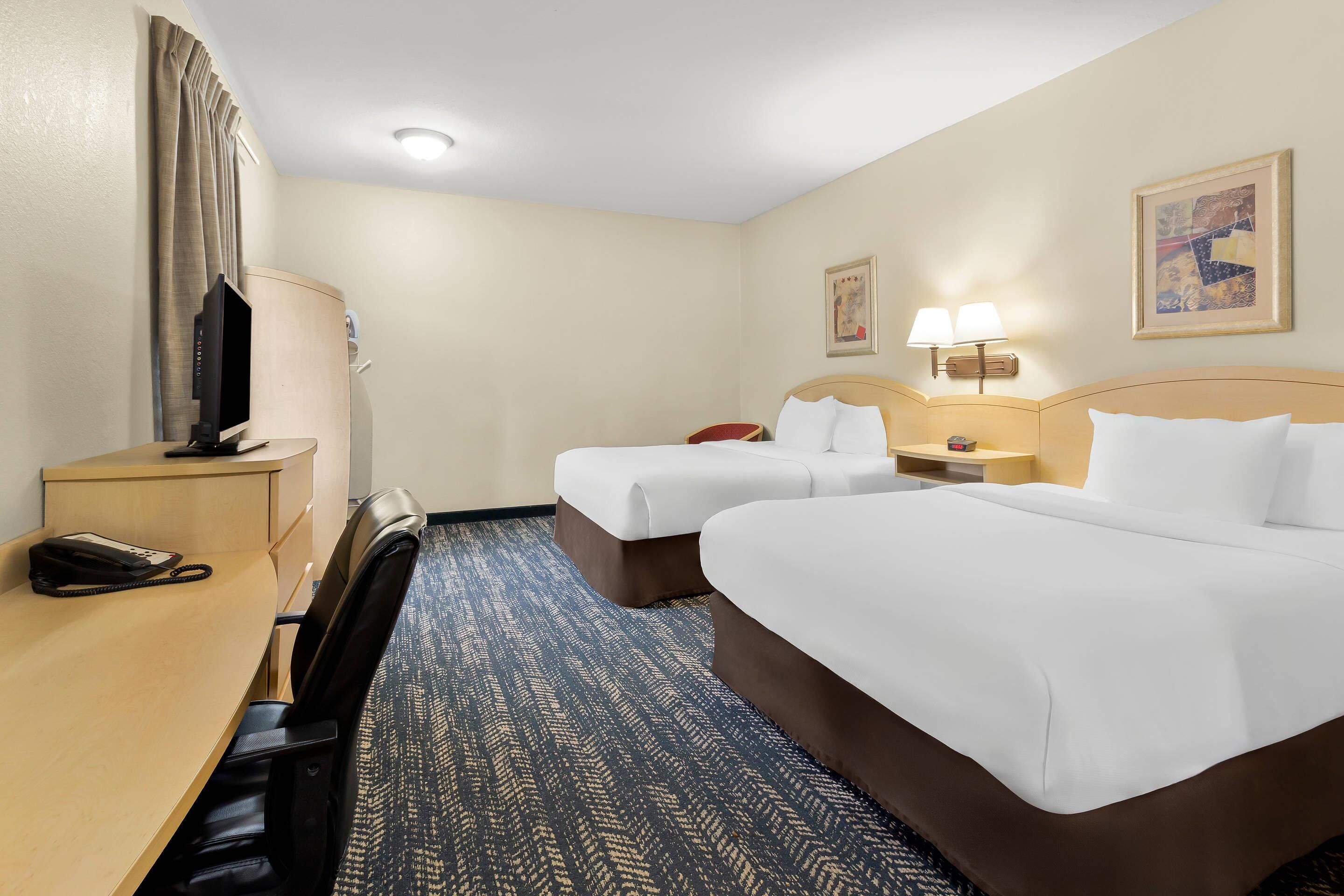 desk, blackout curtains, soundproofing, iron/ironing board