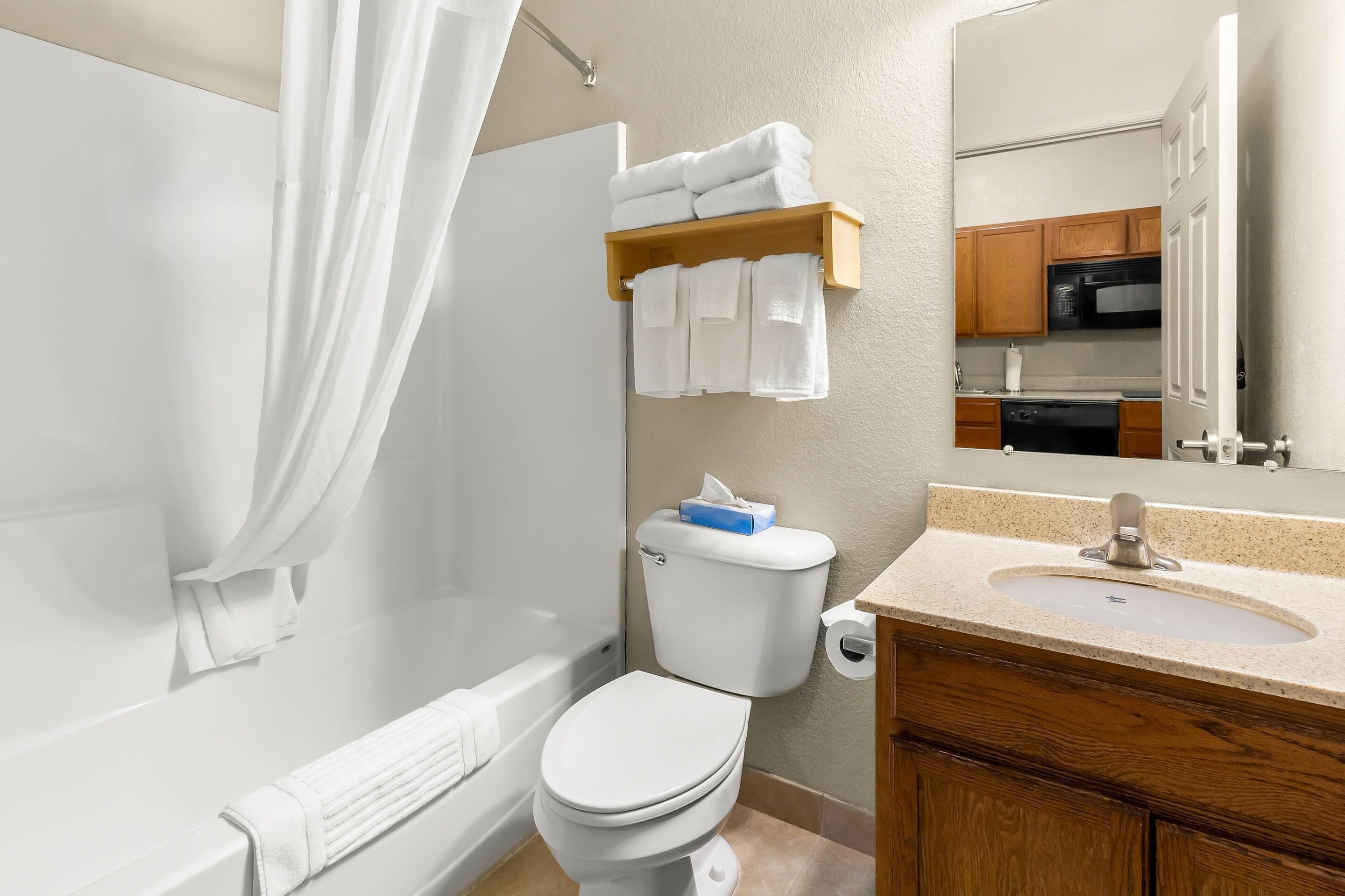 room, 2 queen beds, accessible, non smoking (efficiency) | desk, blackout curtains, soundproofing, iron/ironing board