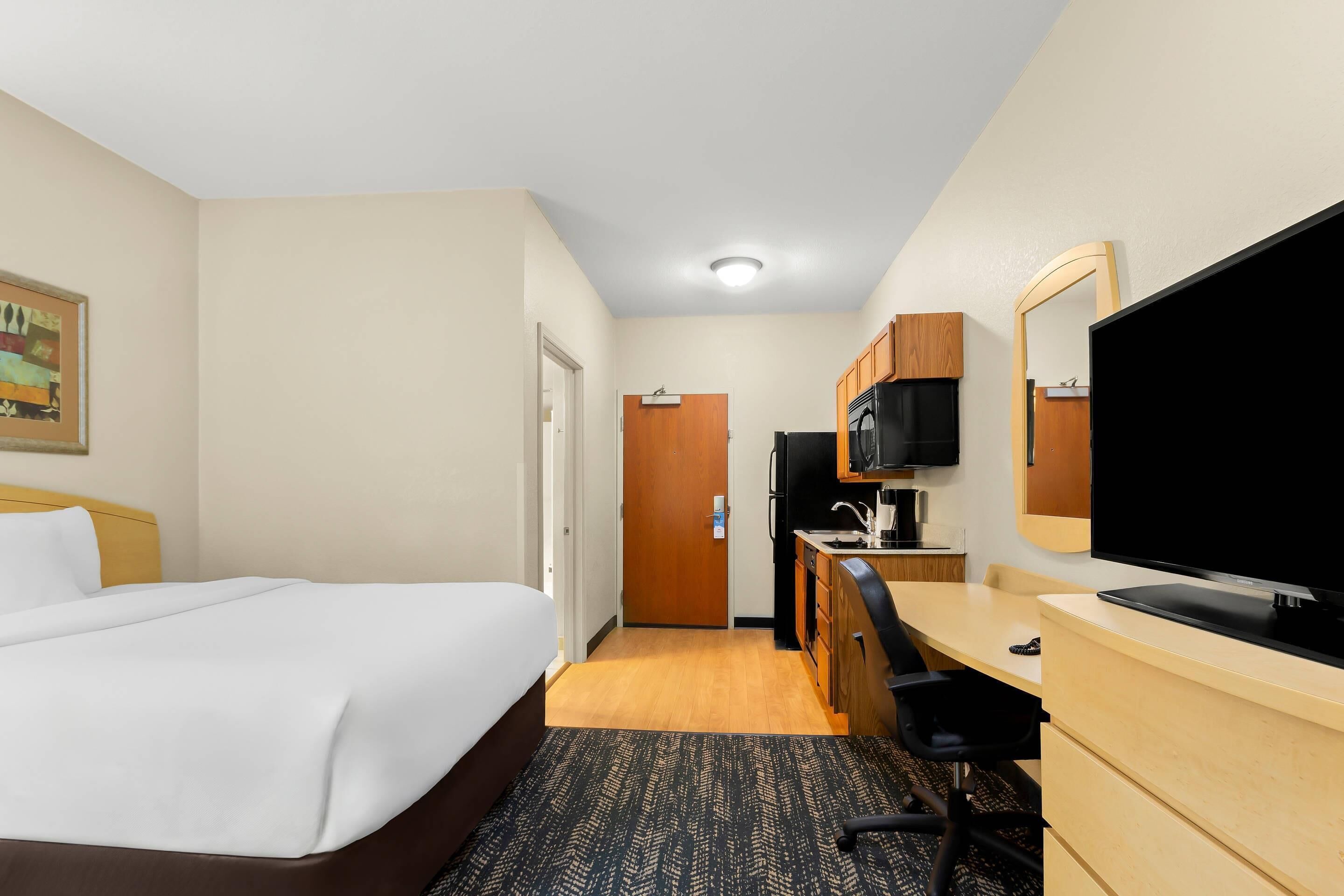 desk, blackout curtains, soundproofing, iron/ironing board