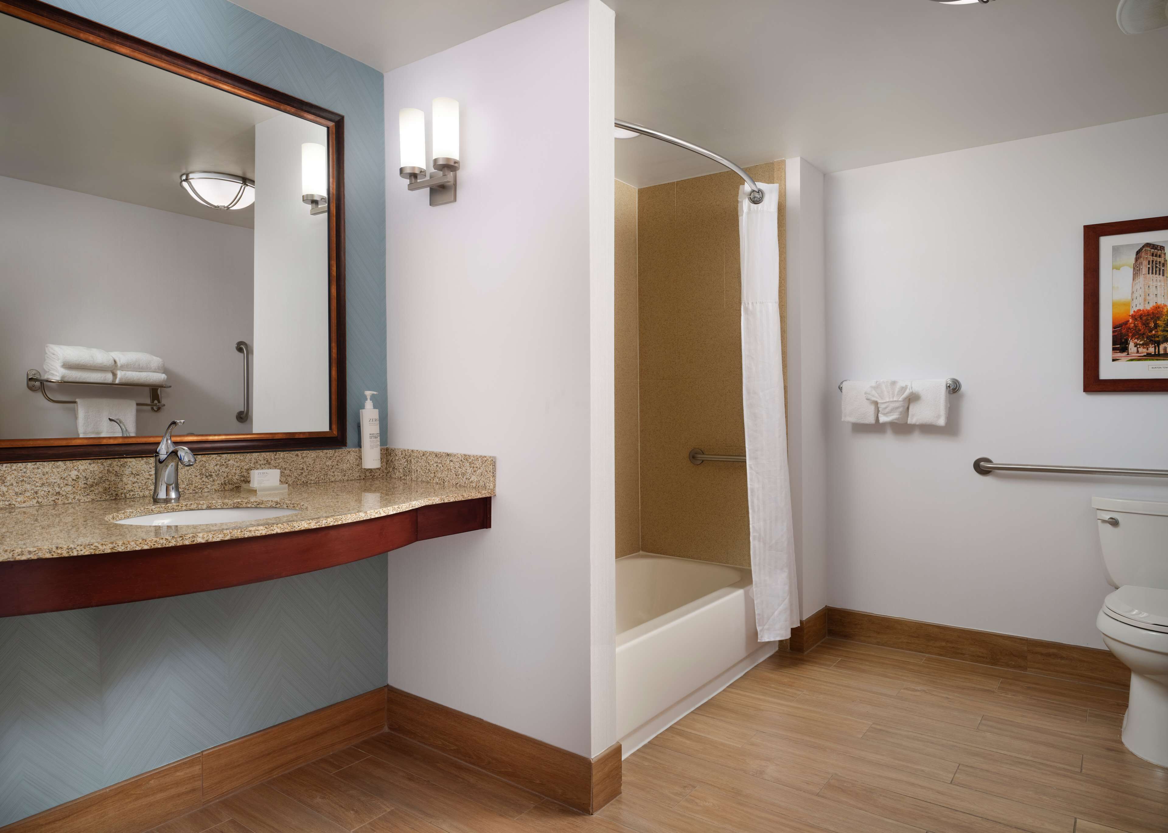 free toiletries, hair dryer, towels, soap