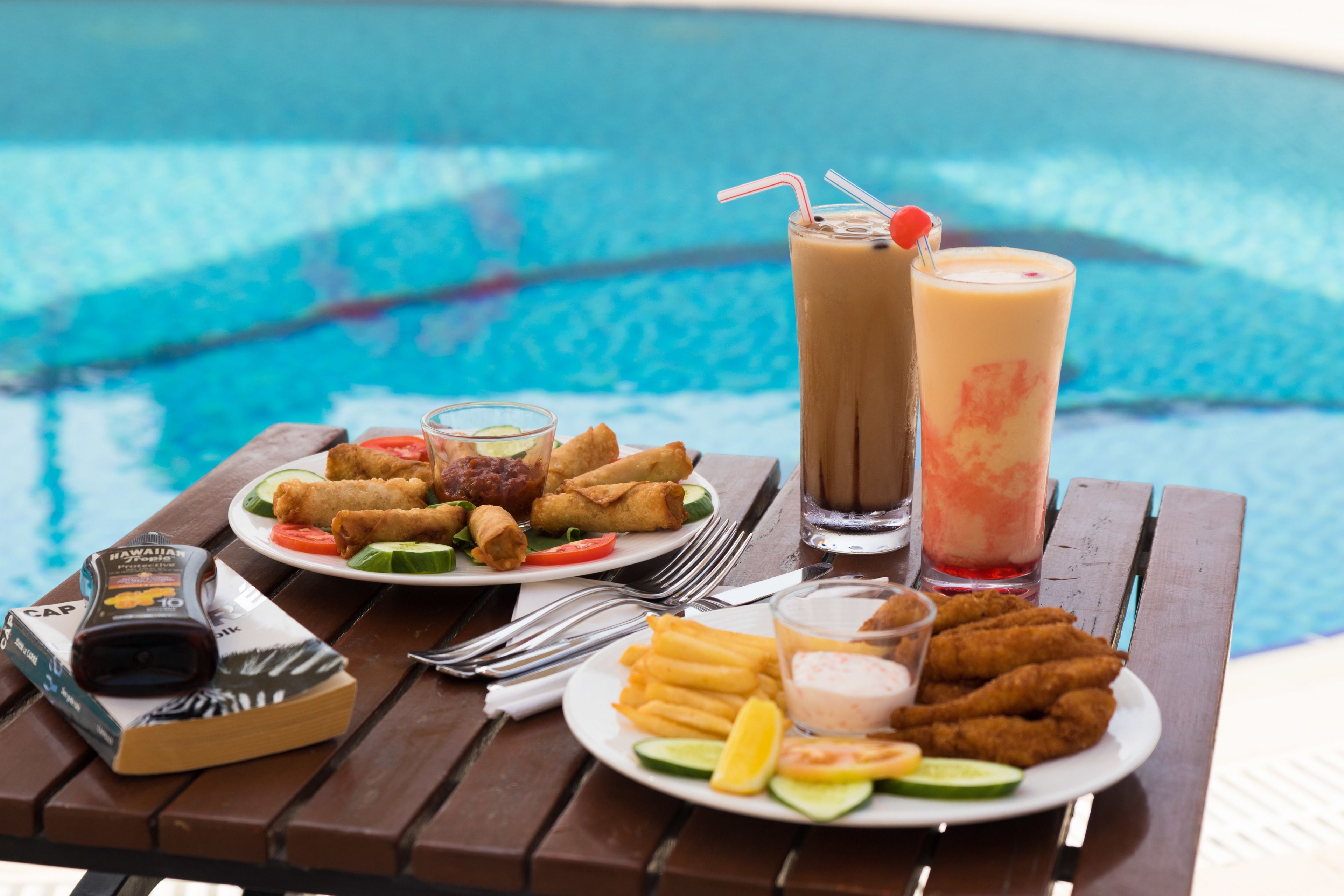 Frukostbuffé varje dag (AED 50 per person)