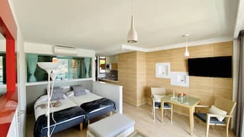 Studio Premium, vue mer | Wi-Fi, draps fournis