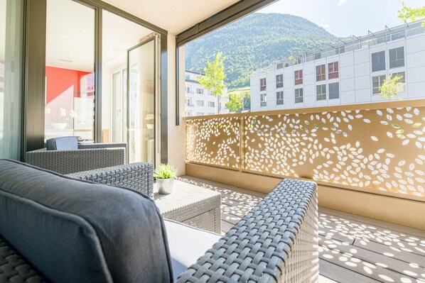 Terrace/patio - Centerpark Apartments (Visp)