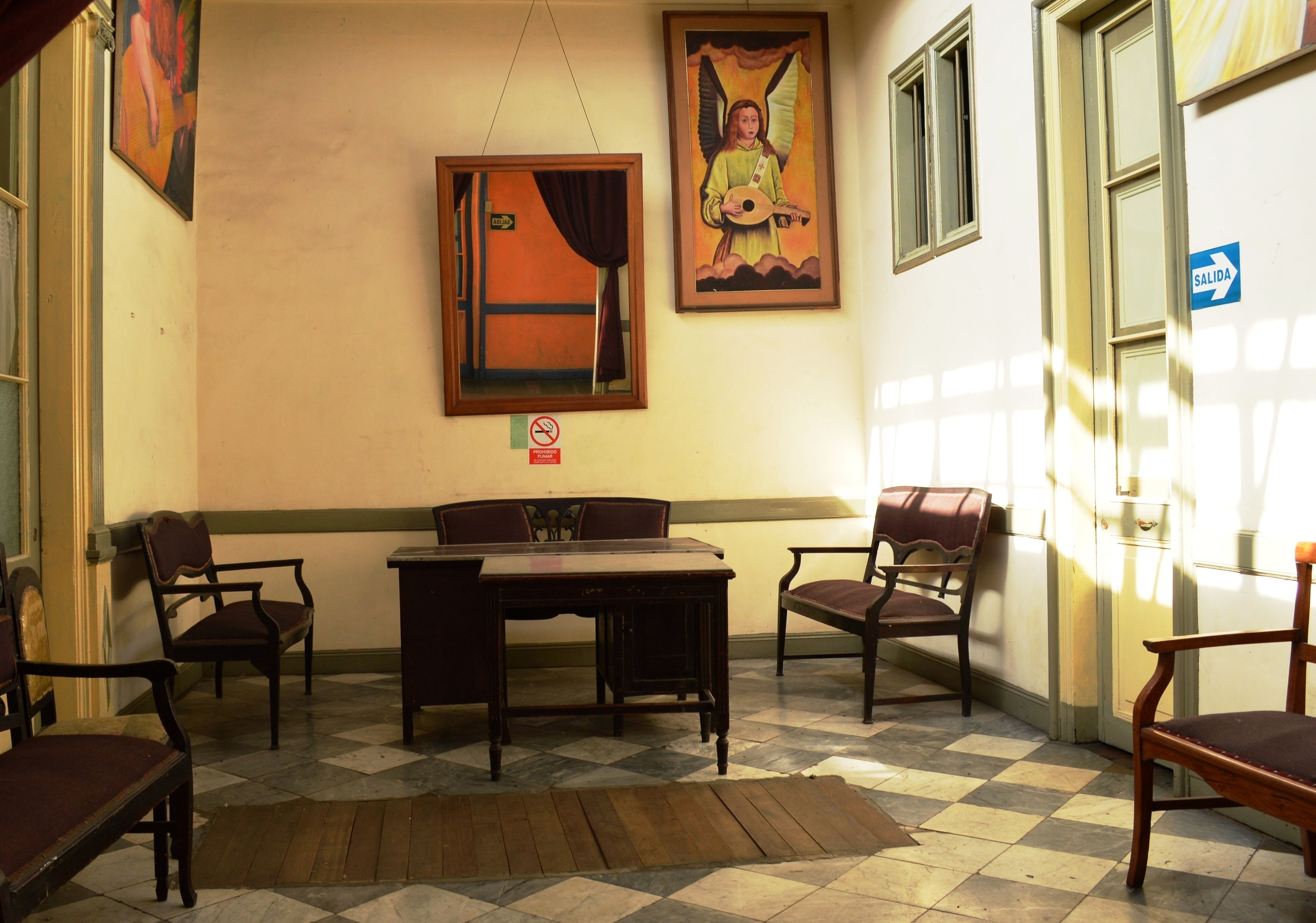Lobby sitting area