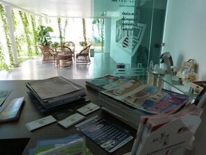 Sala de estar en el lobby