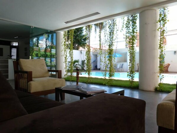 Sala de estar en el lobby