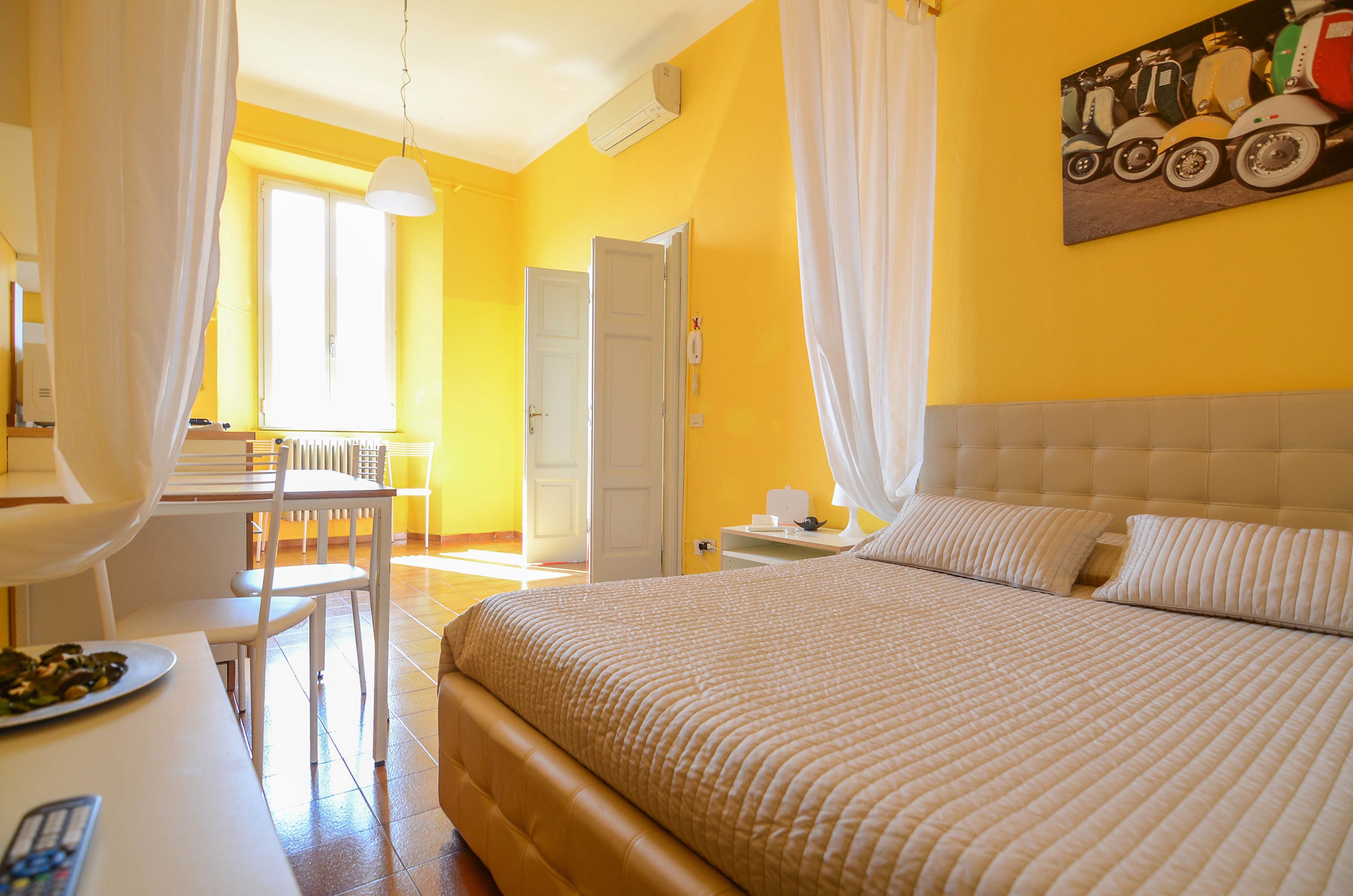 Desk, iron/ironing board, free WiFi, bed sheets