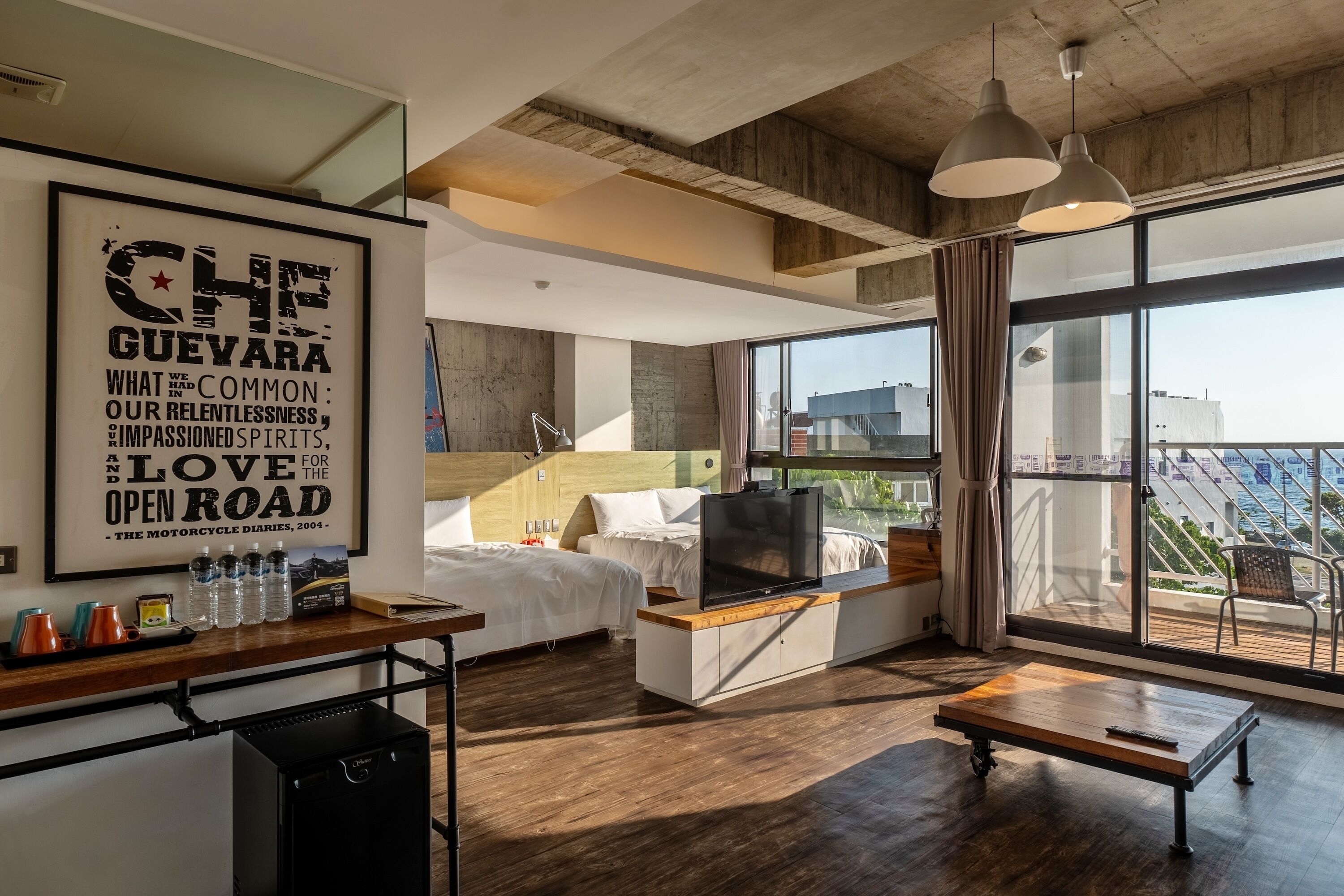 quadruple room, multiple beds | 1 bedroom, down duvets, desk, blackout curtains