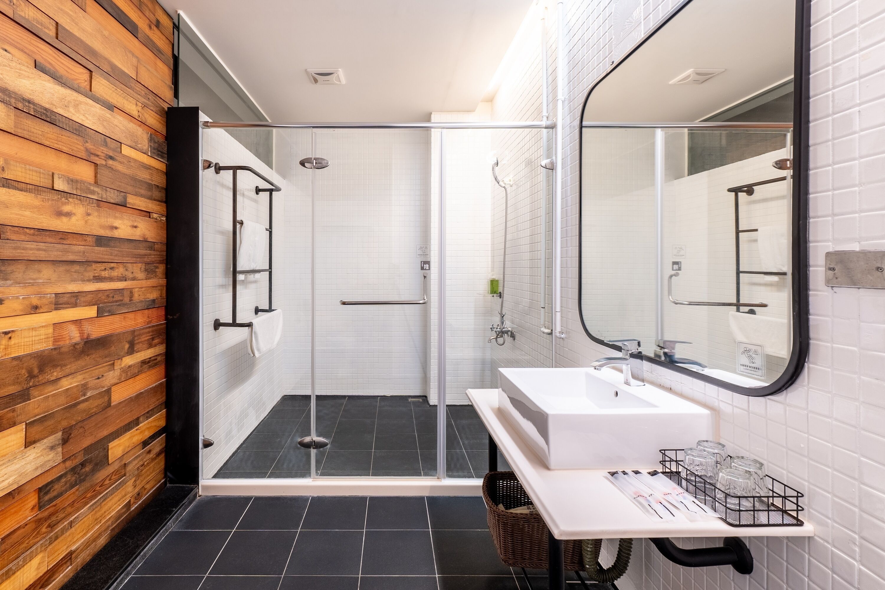 quadruple room, multiple beds | bathroom | hair dryer, towels, shampoo, toilet paper