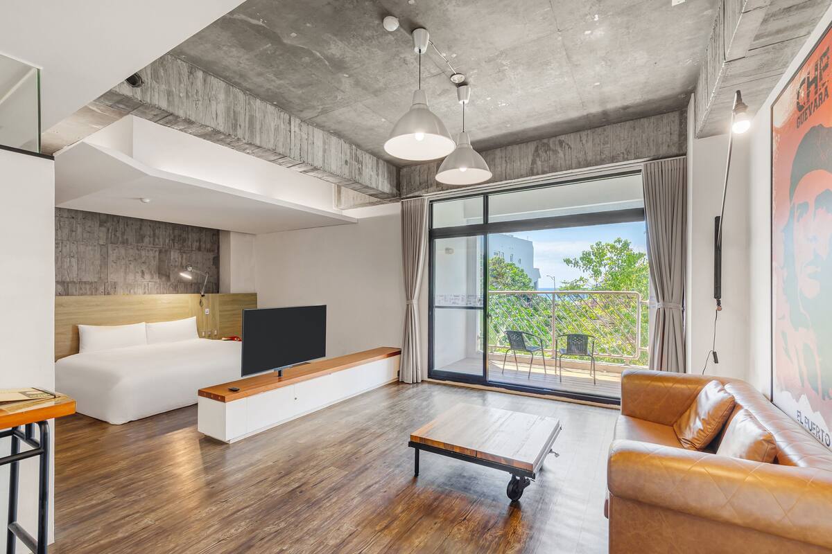 Chambre Standard double, vue sur la montagne | Couette en duvet, bureau, rideaux dâobscurcissement