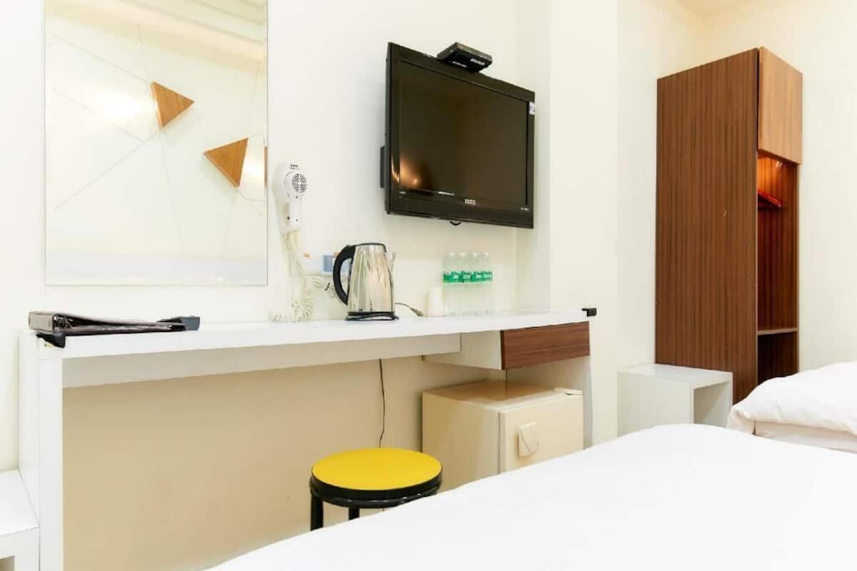 Skrivbord, gratis wi-fi, sängkläder och rullstolsanpassning