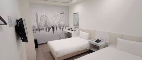 Desk, free WiFi, bed sheets, wheelchair access