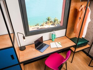 Chambre Standard, 1 lit double, vue sur l’océan | Literie de qualité, coffre-fort, bureau, système d’insonorisation