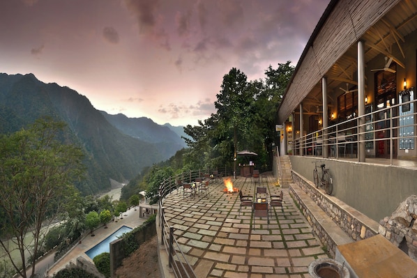 Café da manhã, almoço e jantar