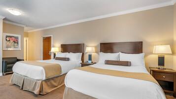 Deluxe Room, 2 Queen Beds | 1 bedroom, premium bedding, pillowtop beds, in-room safe