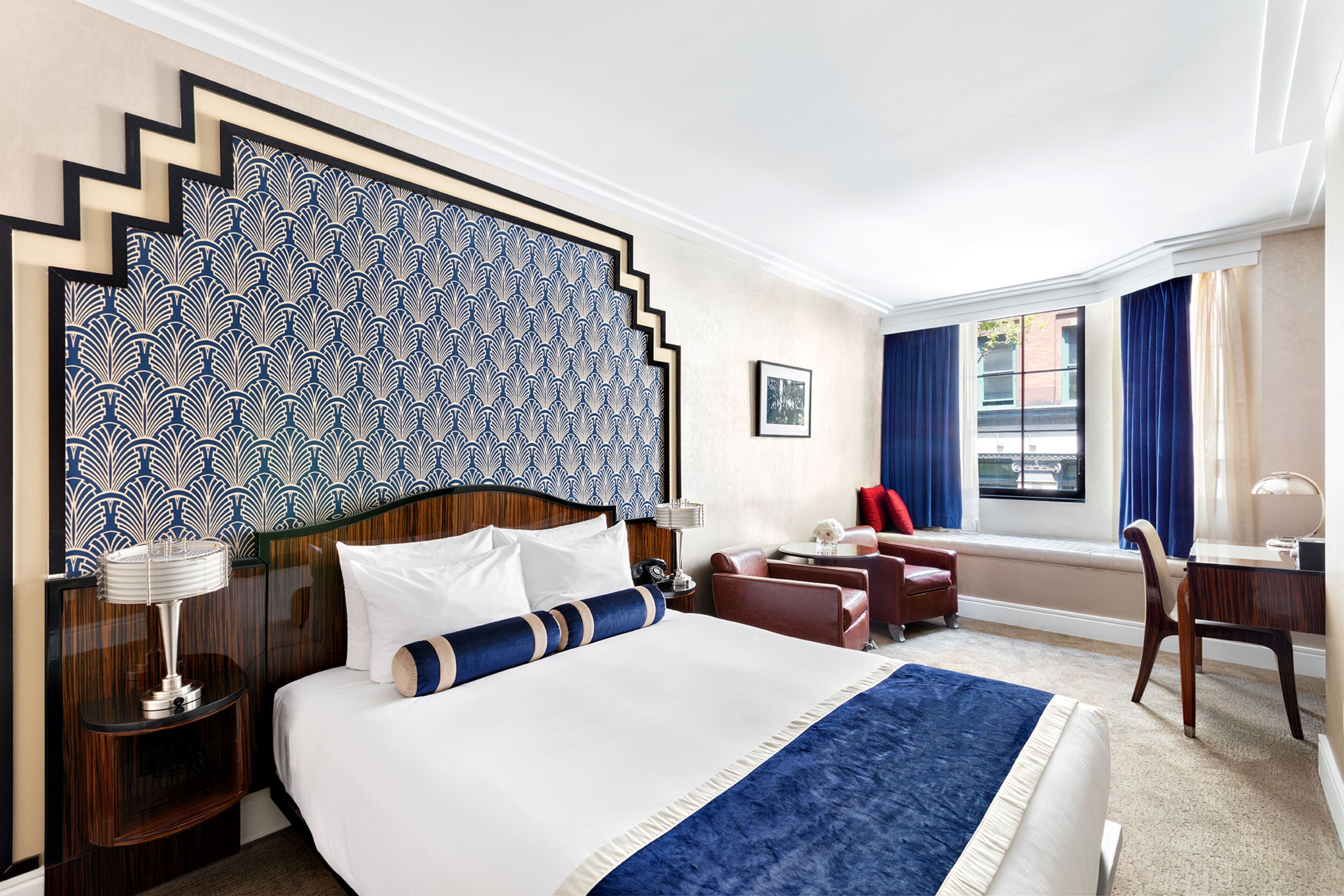 waverly king | premium bedding, minibar, in-room safe, desk
