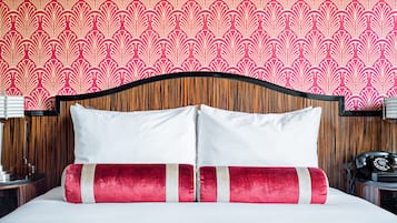 Ropa de cama de alta calidad y minibar