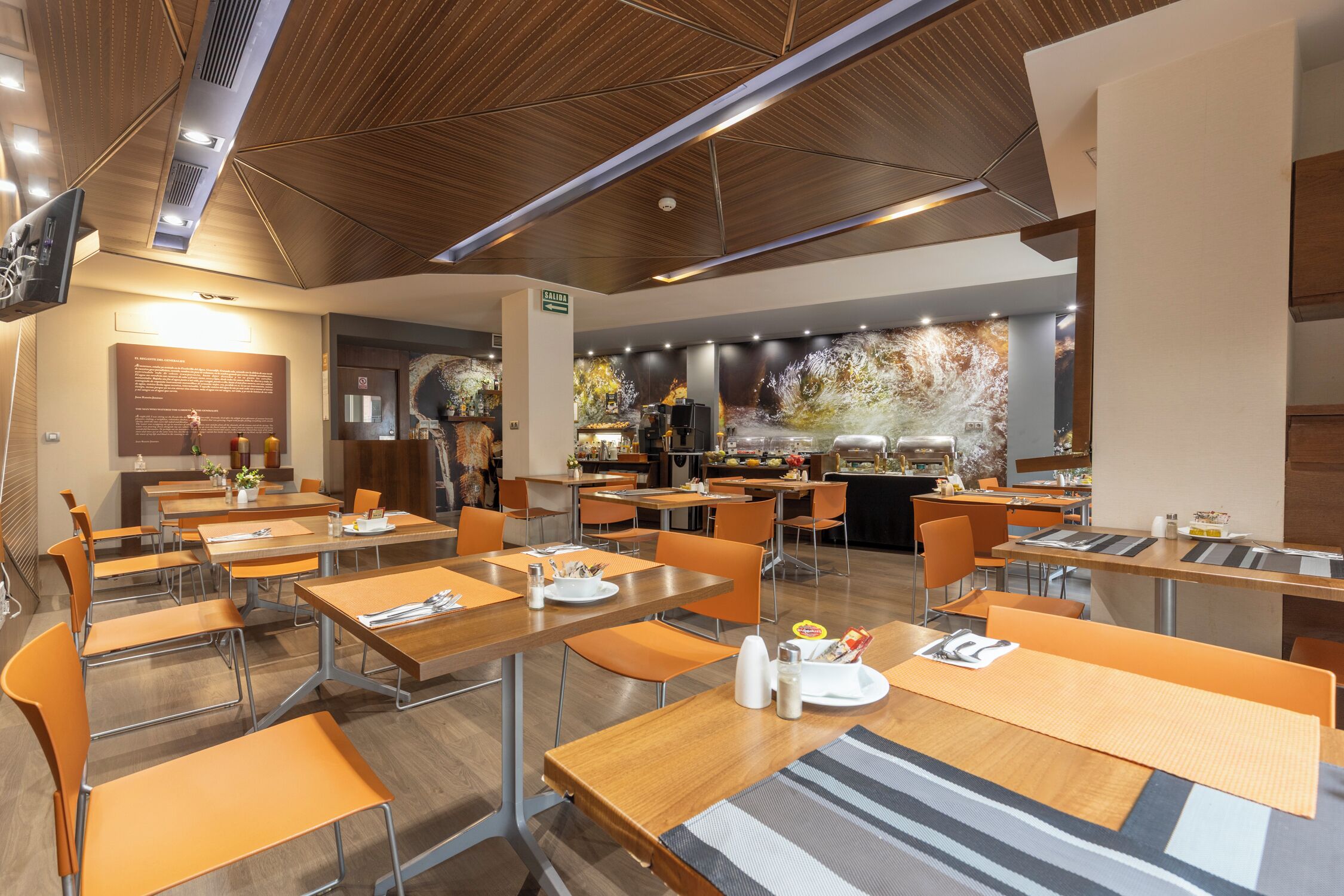 daily buffet breakfast (eur 12 per person)