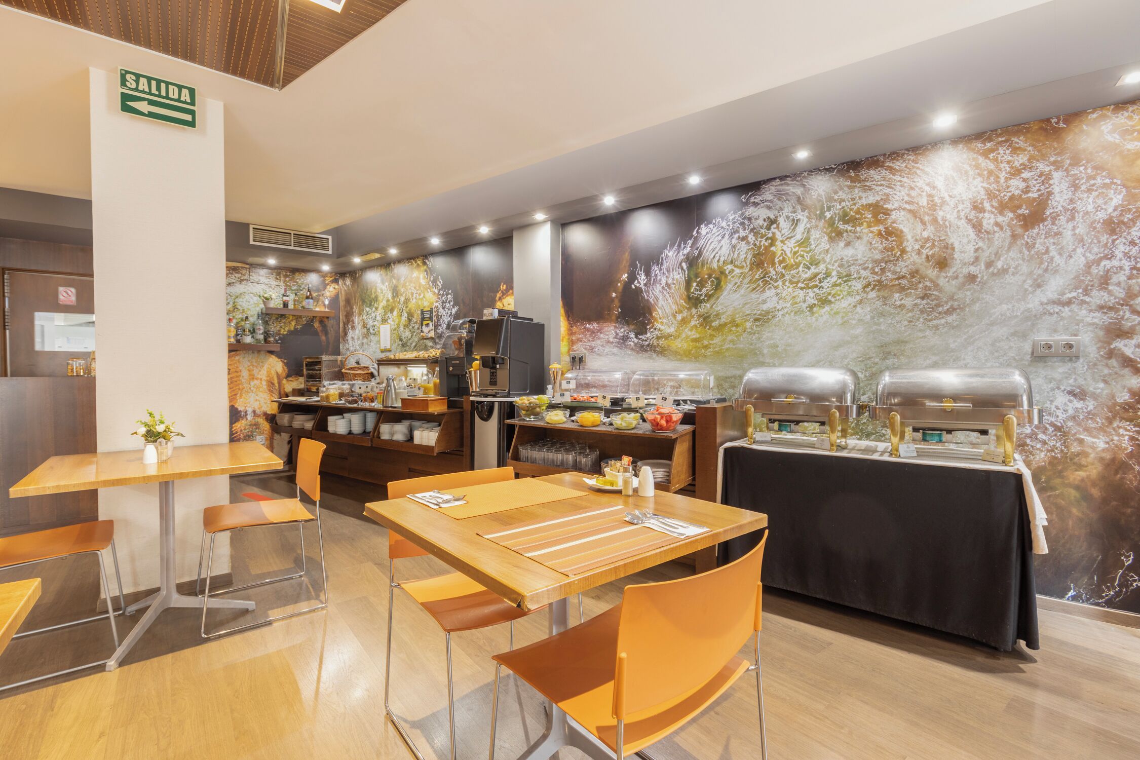 daily buffet breakfast (eur 12 per person)