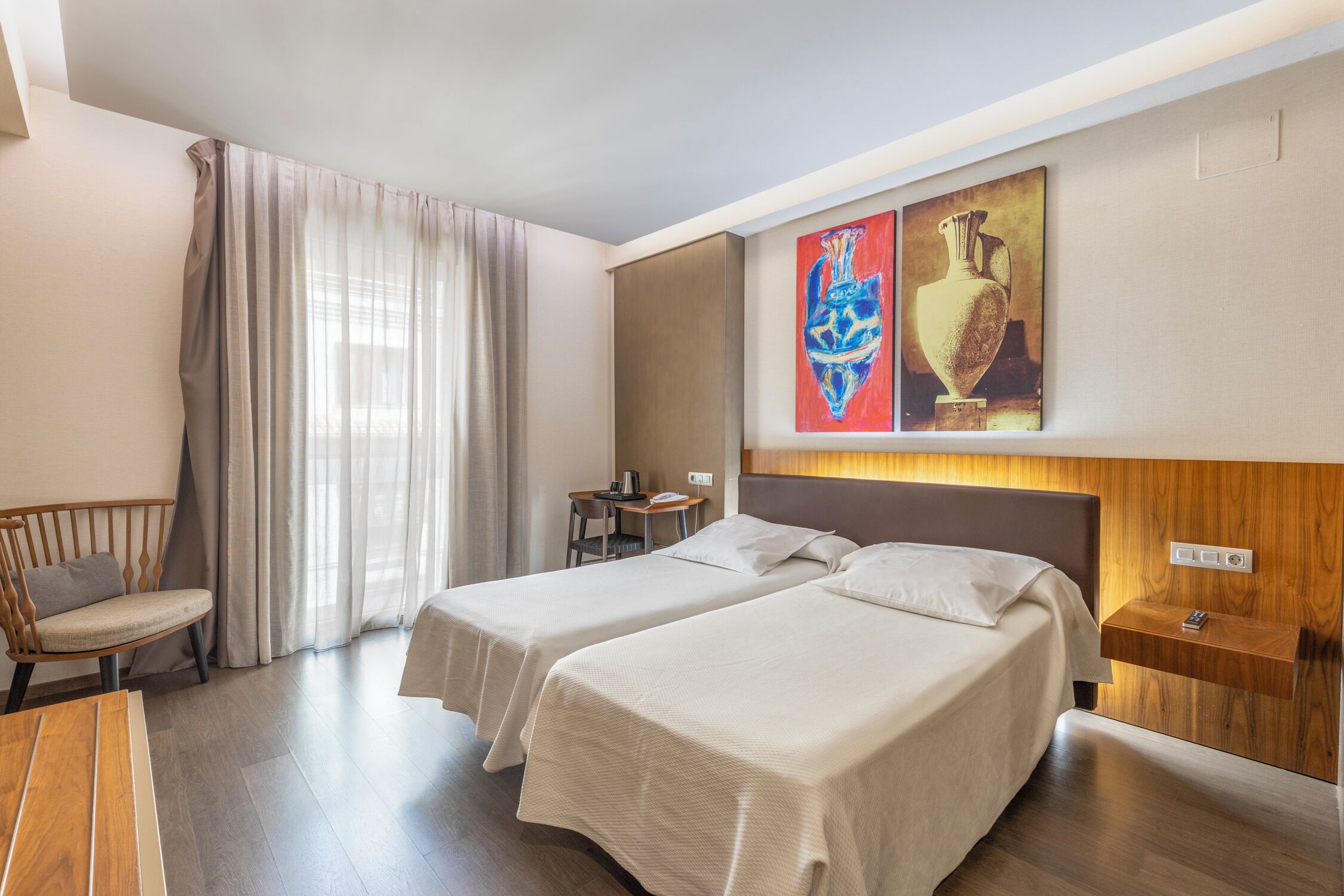 classic double or twin room | premium bedding, tempur-pedic beds, in-room safe, desk