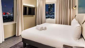 Double Room, 1 Double Bed, City View | Hypo-allergenic bedding, desk, blackout curtains, soundproofing