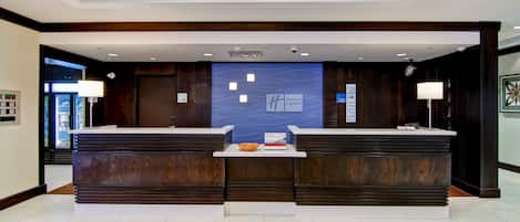 Check-in/check-out kiosk