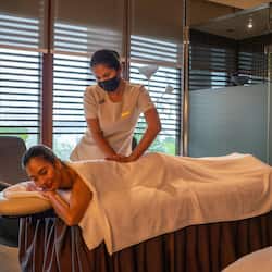 Hot tub, steam room, body treatments, aromatherapy, facials