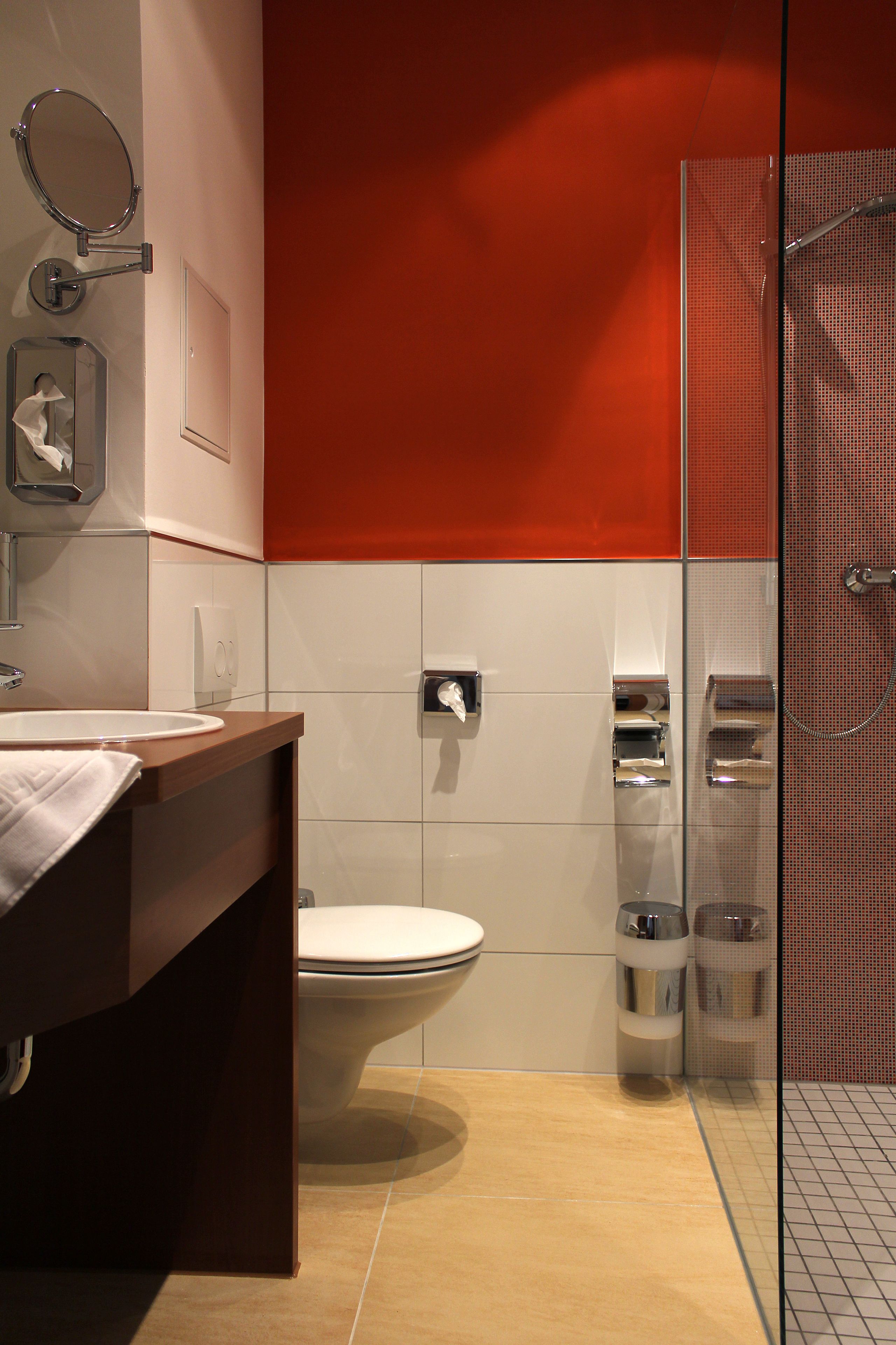 standard single room, city view | bathroom | shower, free toiletries, hair dryer, slippers