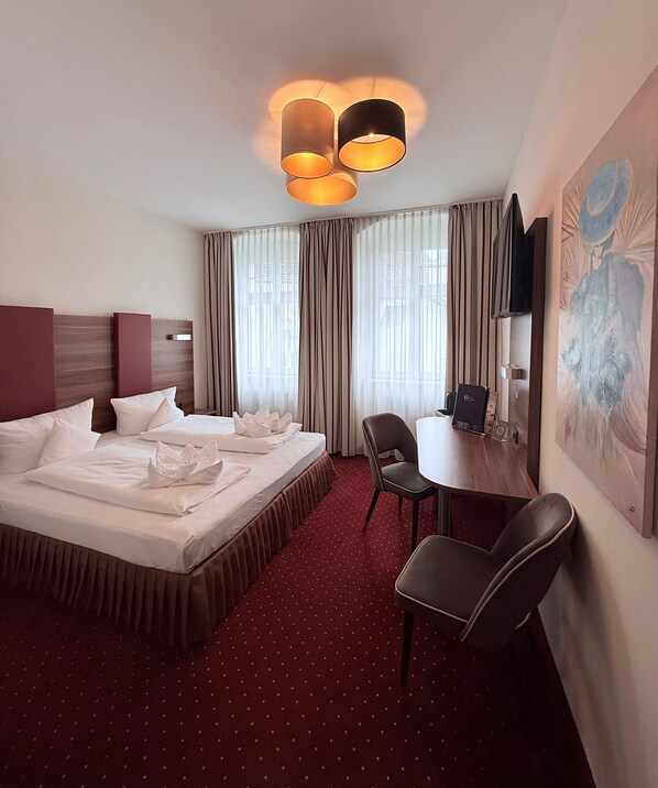 Standard-Doppel- oder -Zweibettzimmer, Stadtblick