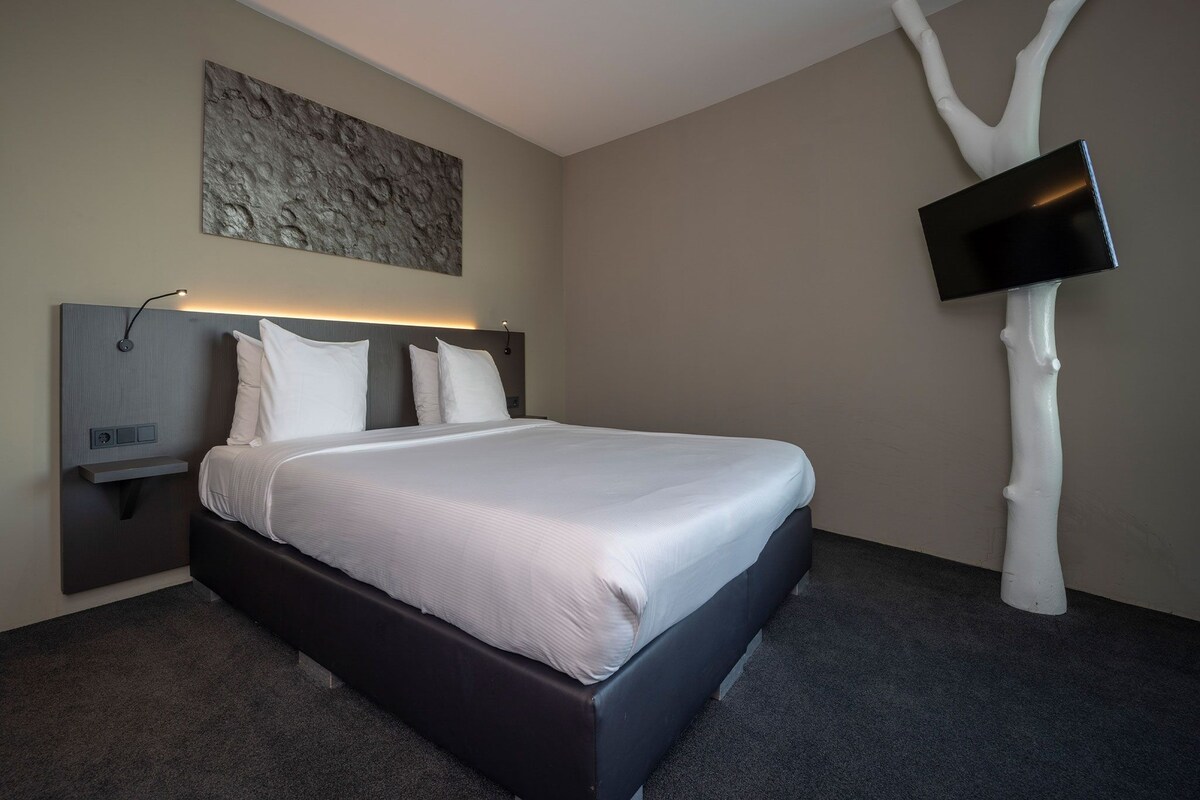 Hypo-allergenic bedding available, in-room safe, desk, blackout drapes