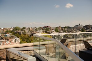 Blick von der Unterkunft