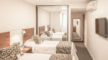 Premium bedding, down duvets, minibar, in-room safe