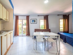 Een flatscreentelevisie