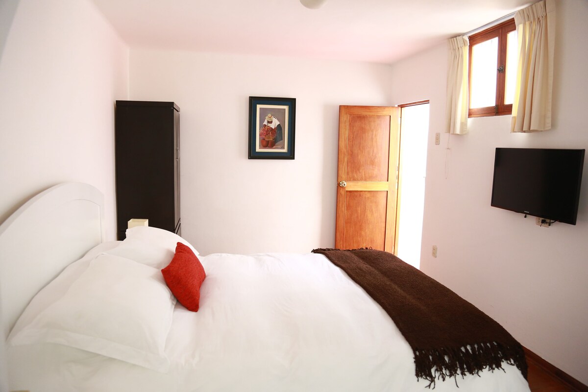 Doppelzimmer, Blick auf den Innenhof