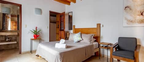 1 habitación y ropa de cama de alta calidad
