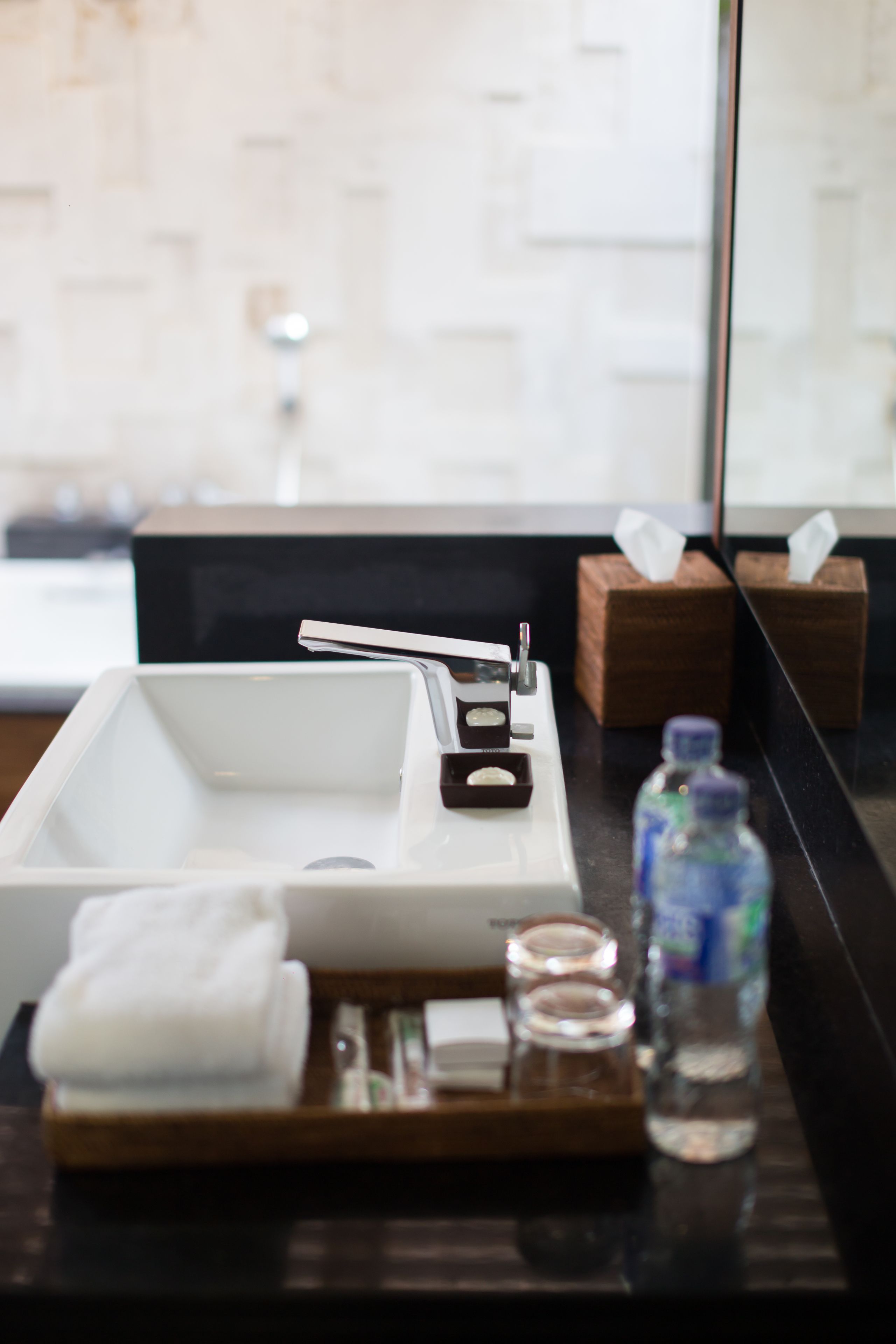 hair dryer, bathrobes, slippers, bidet