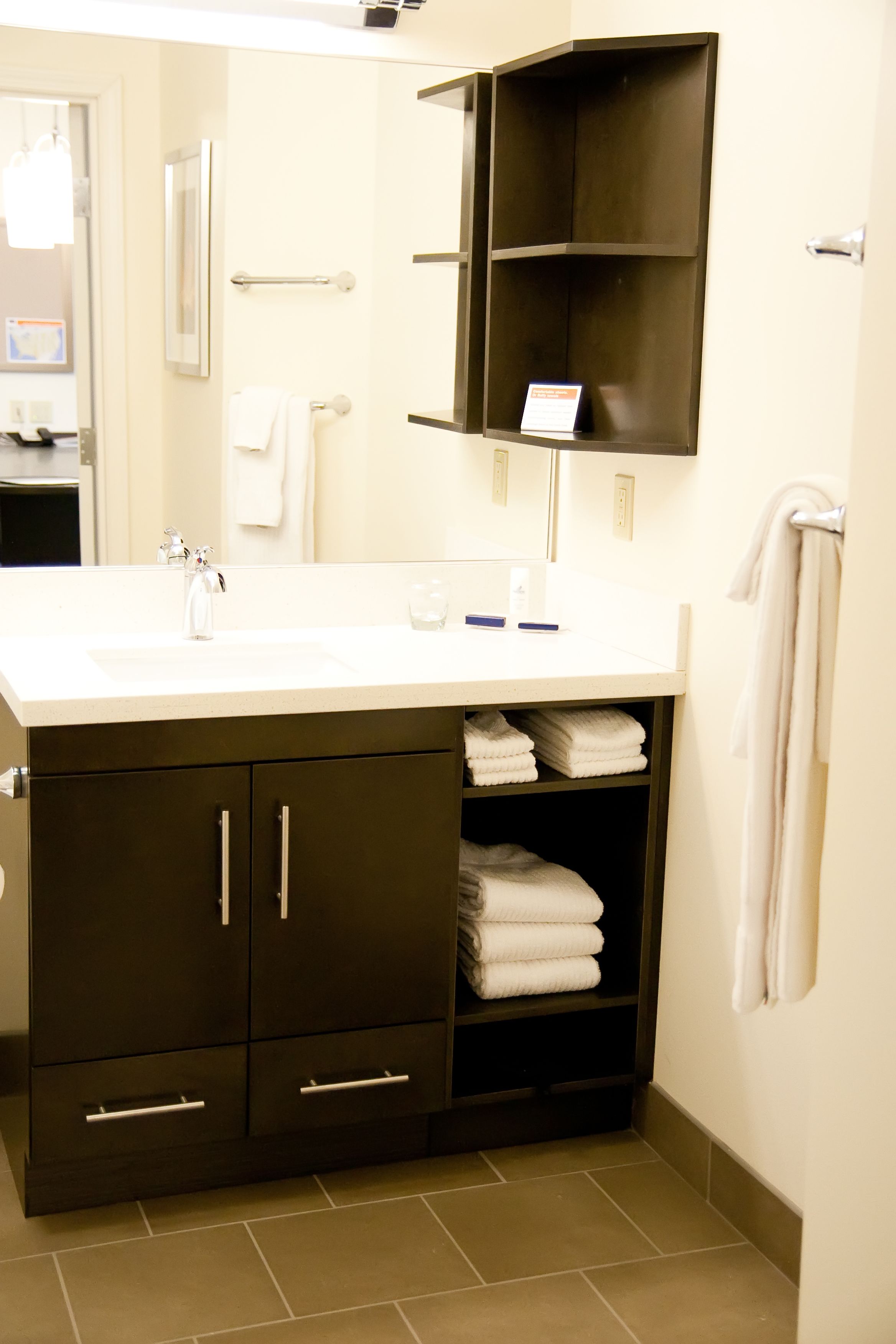 free toiletries, hair dryer, towels