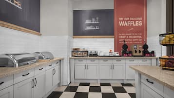 Free daily on-the-go breakfast