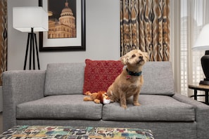 Premium bedding, in-room safe, desk, laptop workspace