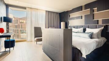 Sengetøy i egyptisk bomull, sengetøy av topp kvalitet og dundyner