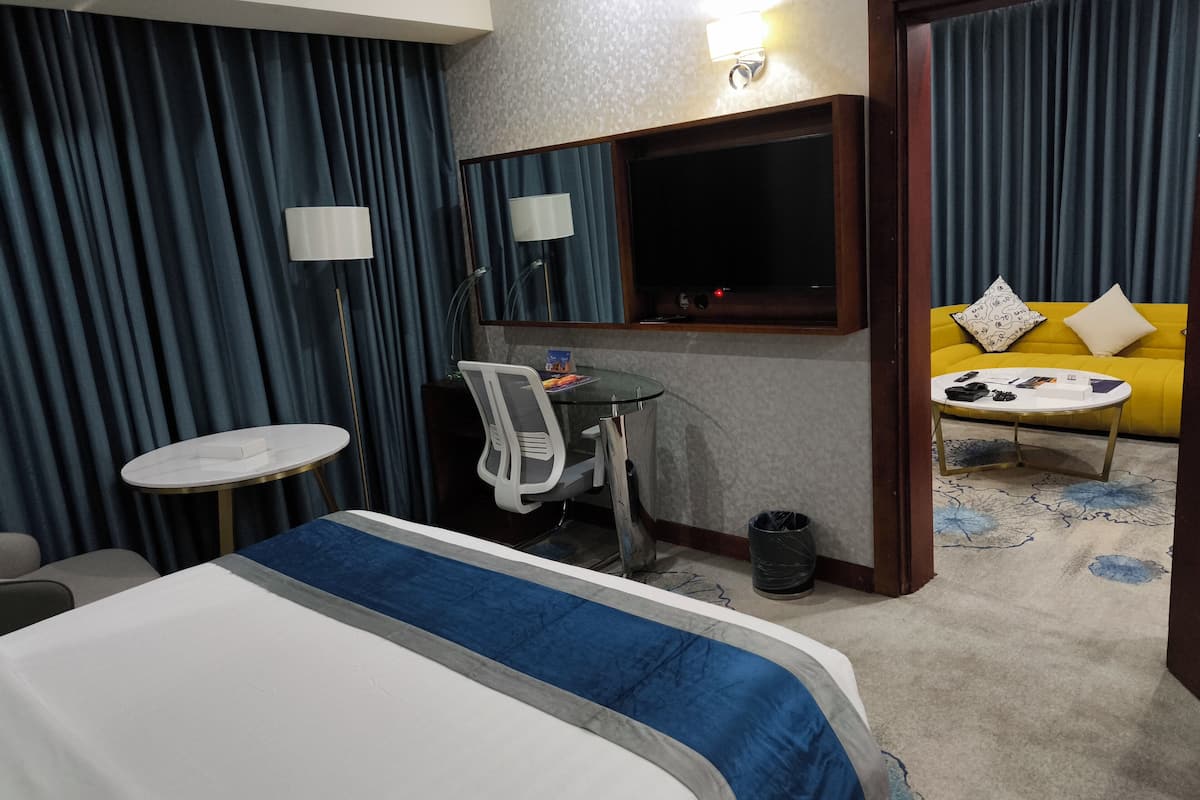 1 habitación, minibar, caja de seguridad en la habitación y escritorio
