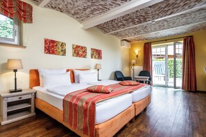 Dobbeltrom, balkong | Allergitestet sengetøy, safe på rommet og individuelt dekorert