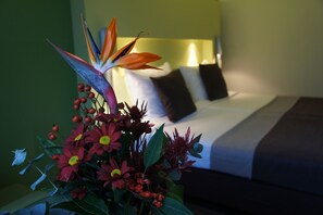 In-room safe, desk, cots/infant beds, free WiFi