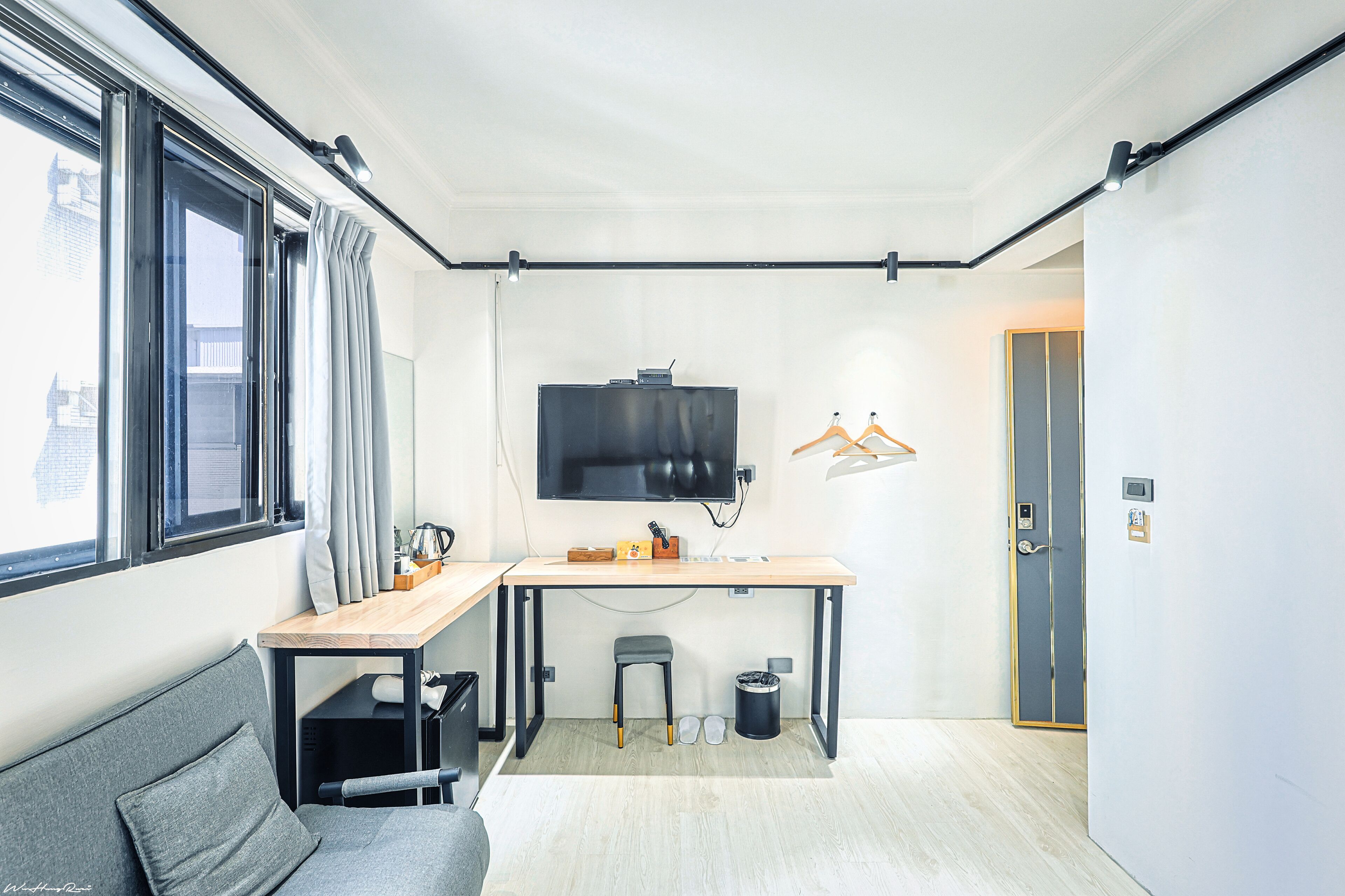 Family Triple Room, 1 Bedroom, City View | Down comforters, individually decorated, desk, laptop workspace