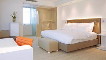 Minibar, in-room safe, desk, laptop workspace