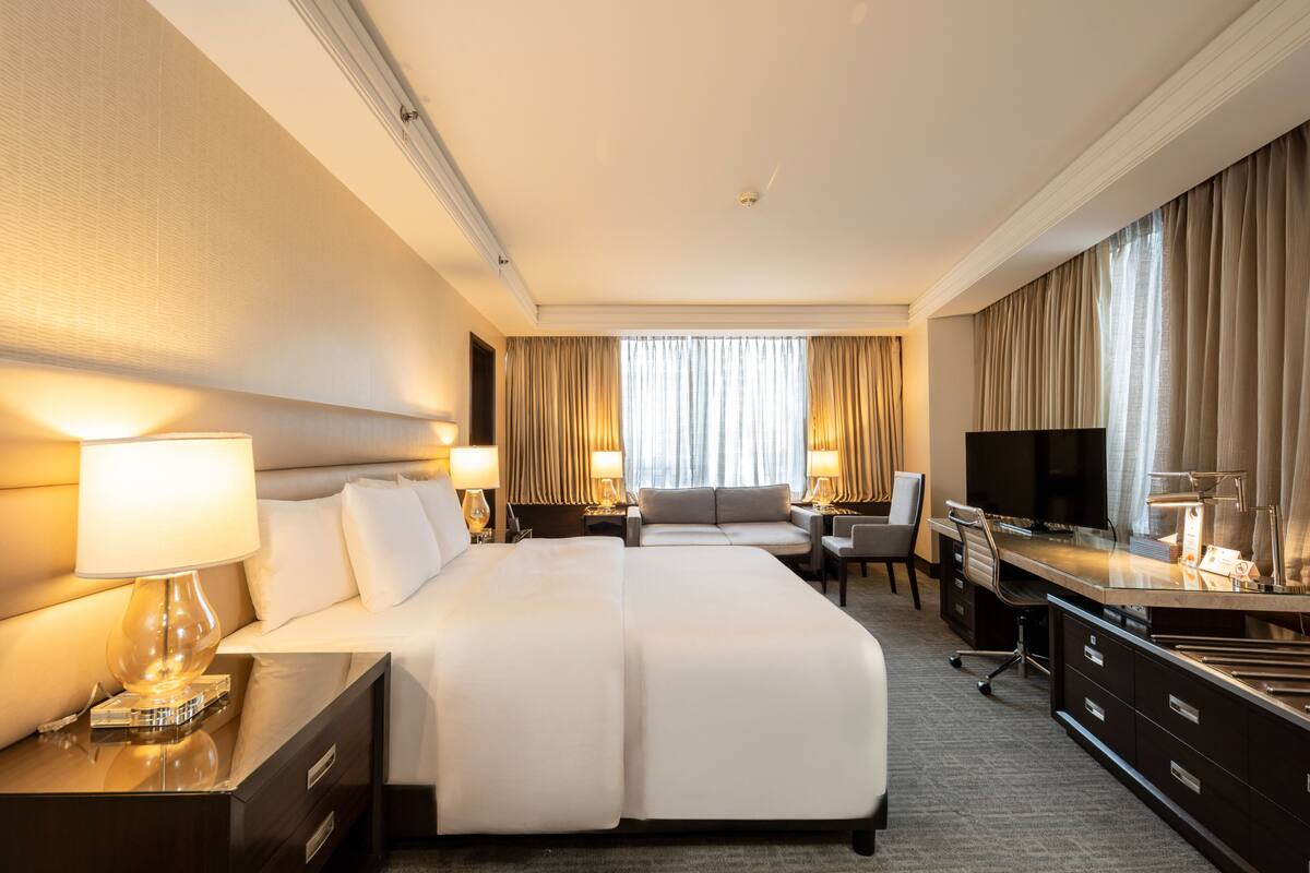 Premium bedding, minibar, in-room safe, desk