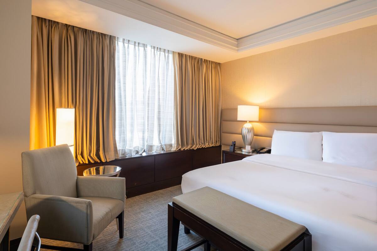 Premium bedding, minibar, in-room safe, desk