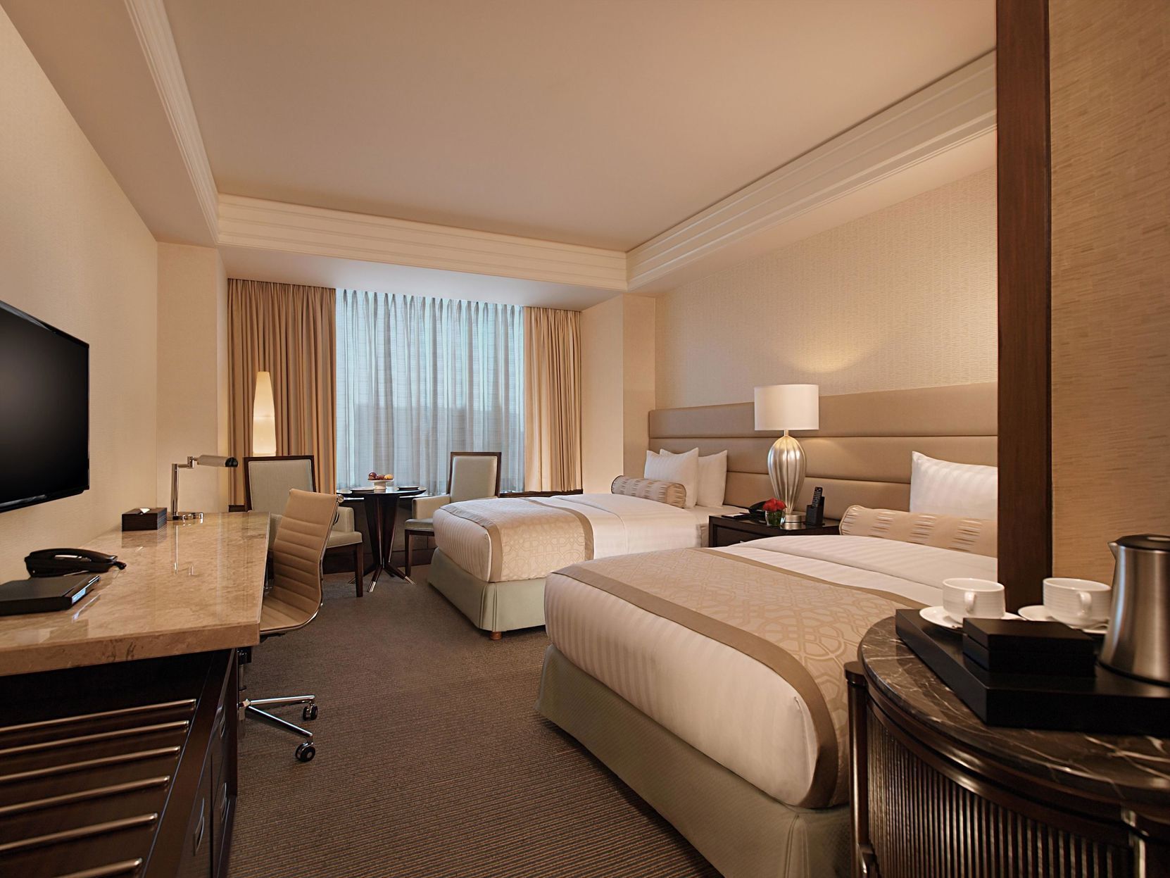 Premium bedding, minibar, in-room safe, desk