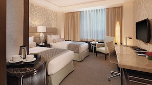 Premium bedding, minibar, in-room safe, desk