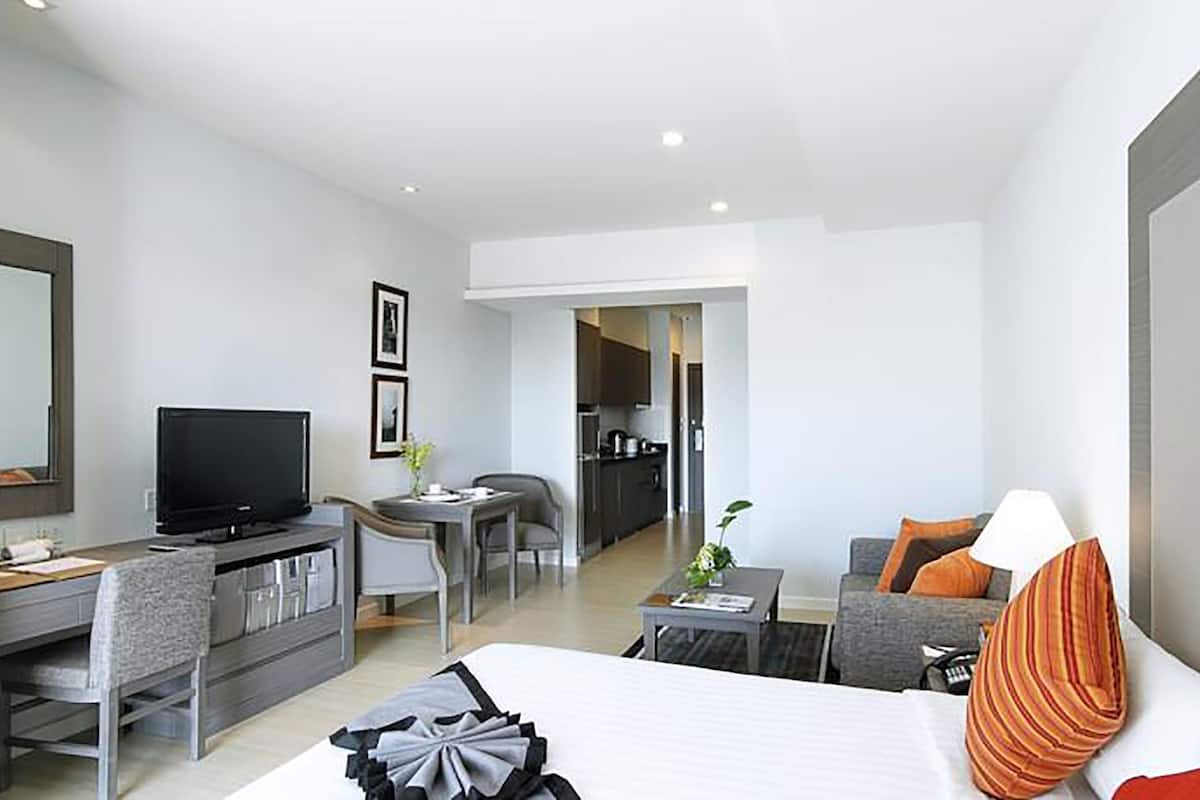 Studio suite | Een kluis op de kamer, extra bedden, gratis wifi, beddengoed